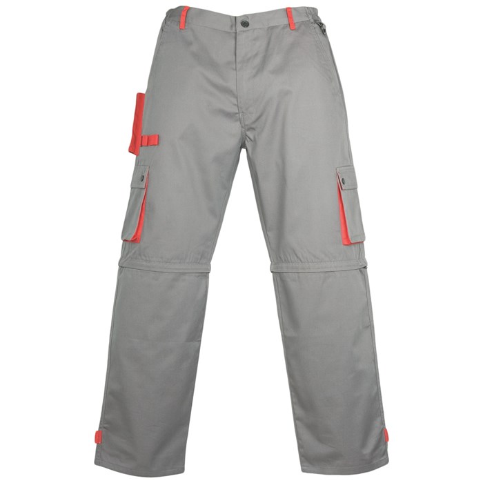 Radne pantalone Classic Plus sivo crveno