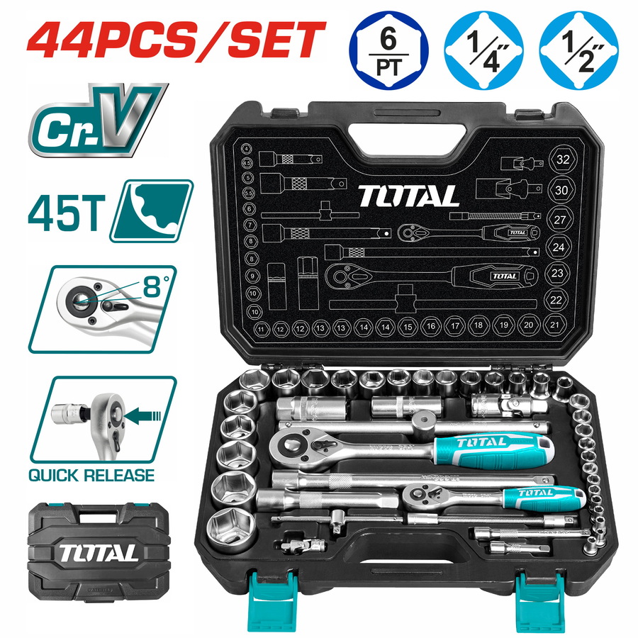 Set nasadnih ključeva Total Tools THT421441