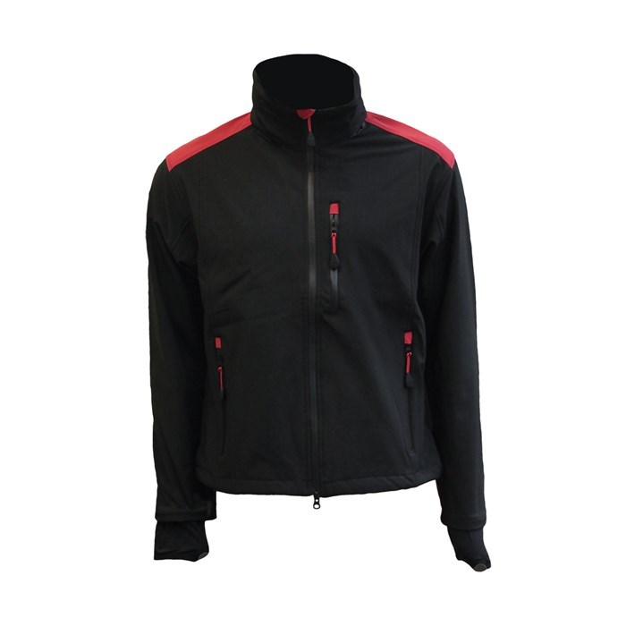 Softshell jakna Dante - crno crvena