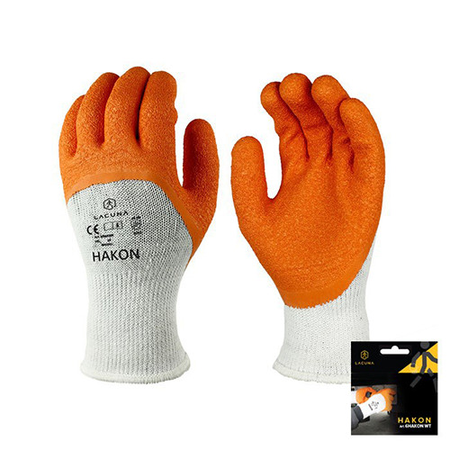 Zaštitne rukavice s lateks premazom Hakon narandžaste